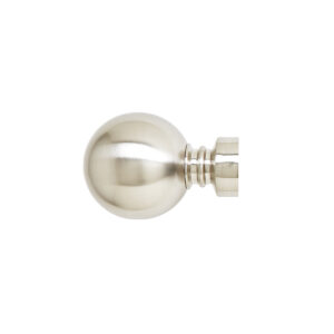 32mm Stainless Steel Solid Ball Finial | Brushed Silver