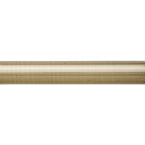32mm Steel Curtain Rod Brushed Bronze