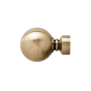 32mm Steel Rod Solid Ball Finial Brushed Bronze