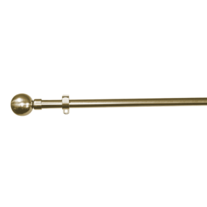 16-19 MM EXPANDING STEEL ROD BALL FINIAL BRUSHED BRONZE