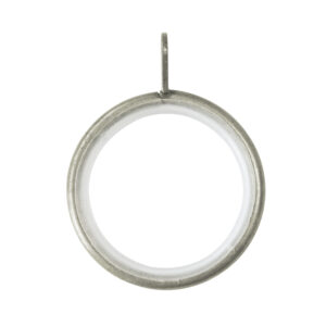 25mm Metal Rings Brushed Silver