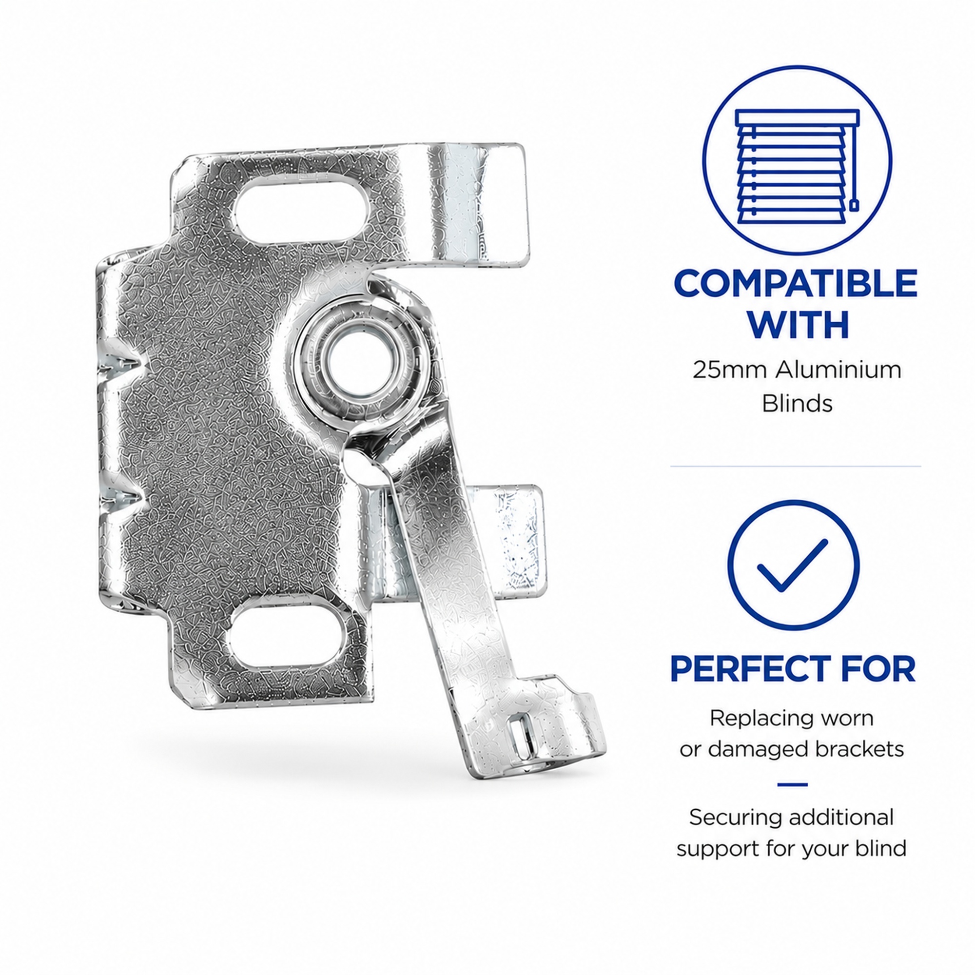 25MM Aluminium Blind Metal Bracket - Image 3