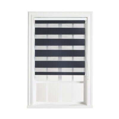 Zebra Roller Blind | Dark Grey