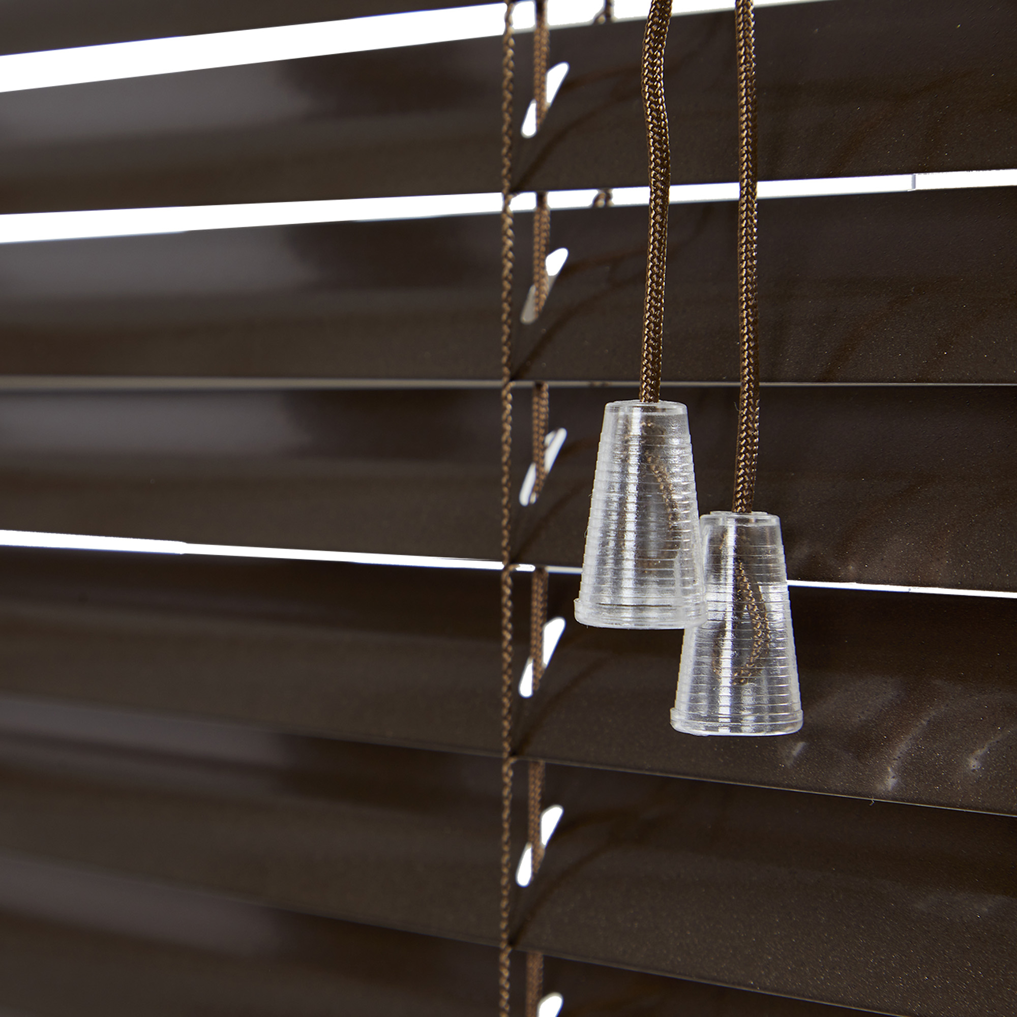 25mm Aluminium Venetian Blind Metallic Brown - Image 5