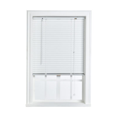 25mm Aluminium Venetian Blind White
