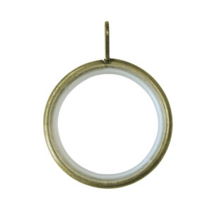 25mm Steel Curtain Rod Metal Rings Bronze